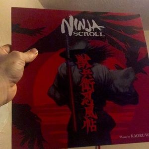 Ninja scroll soundtrack vinyl record opened never used